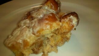 The Jazz Man 6 Donut Bread Pudding with Butter Rum Frosting
