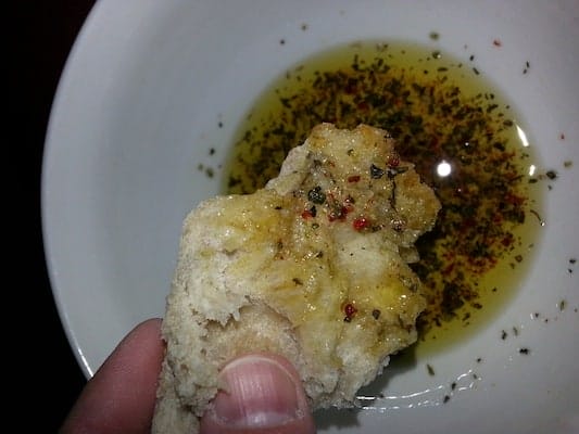 Bread Dipped in Italian Seasoning