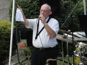 My father-in-law Bill Shadel singing Wonderful World by Louie Armstrong (circa  summer 2010)