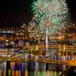 Pittsburgh Fireworks Over PNC Park-