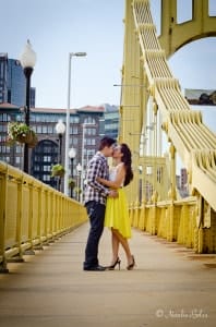 Portrait Engagement on Bridge 8109