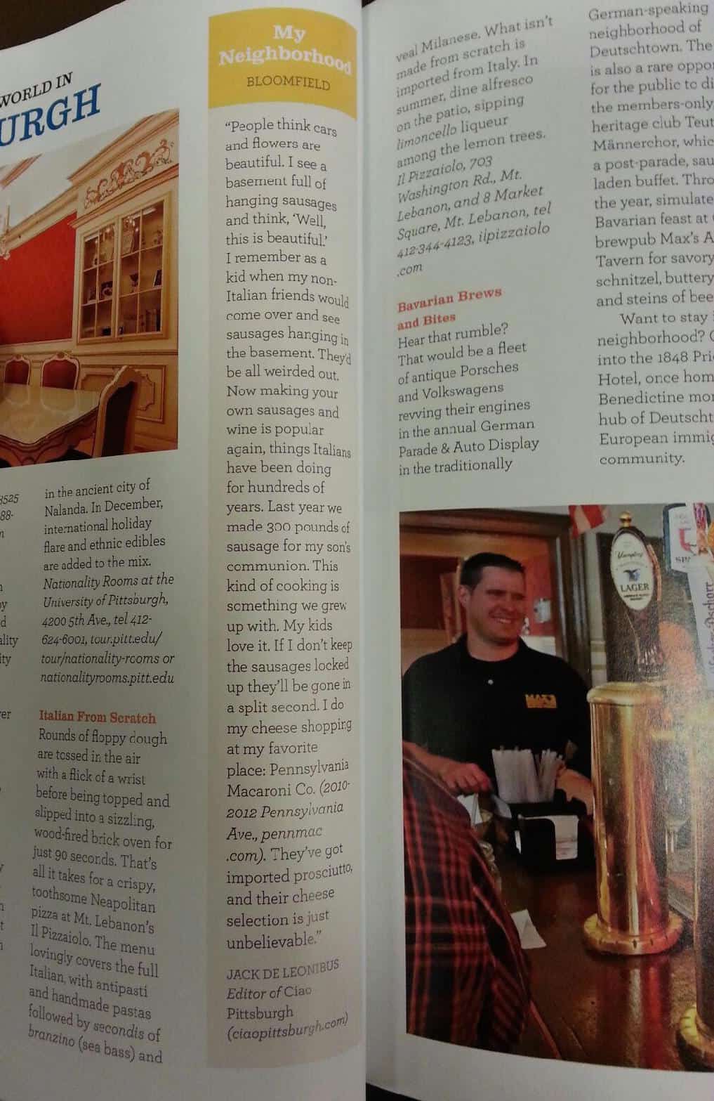 Ciao Pittsburgh Mentioned in New National Geographic Book 3 Nat Geo