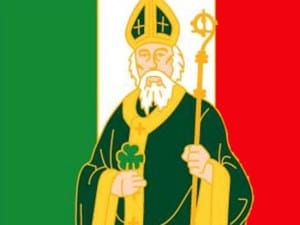 MI Saint Patrick flag